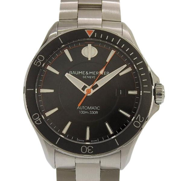 ボーム＆メルシェ BAUME＆MERCIER 時計 クリフトンクラブ メンズ 自動巻き 腕時計 SS ブラック文字盤 MOA10340 中古 新入荷 OW0491 CLIFTON（BAUME&MERCIER） ボーム＆メルシェ BAUME＆MERCIER 時計