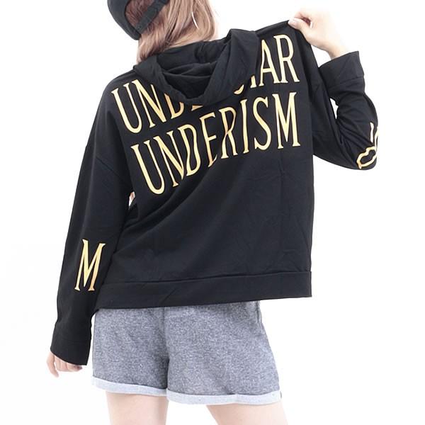 パーカー プルオーバー レディース バックプリント フード付き スエット トップス 無地 黒 ブラック ネコポス不可 B136 黒い服専門店ロンデルブラック 通販 Yahoo ショッピング