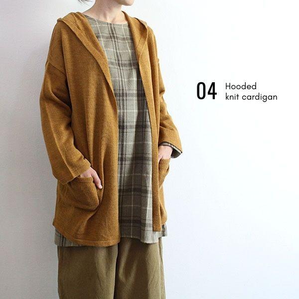 カーディガン レディース ロングカーディガン 秋冬 羽織 長袖 フード付き アウター ゆったり 40代 洗える 大人ナチュラル メール便不可 Ckk562 ナチュラル服room 通販 Yahoo ショッピング
