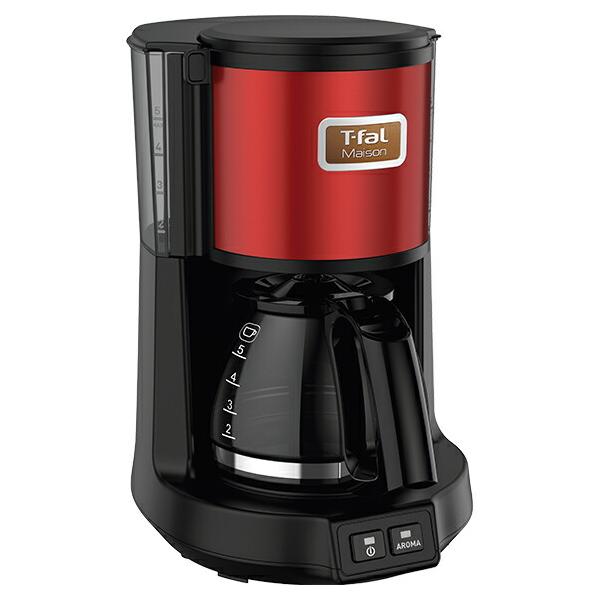 他サイト： T-fal　ティファール　コーヒーメーカー　メゾン　ワインレッド　CM4905JPの商品画像