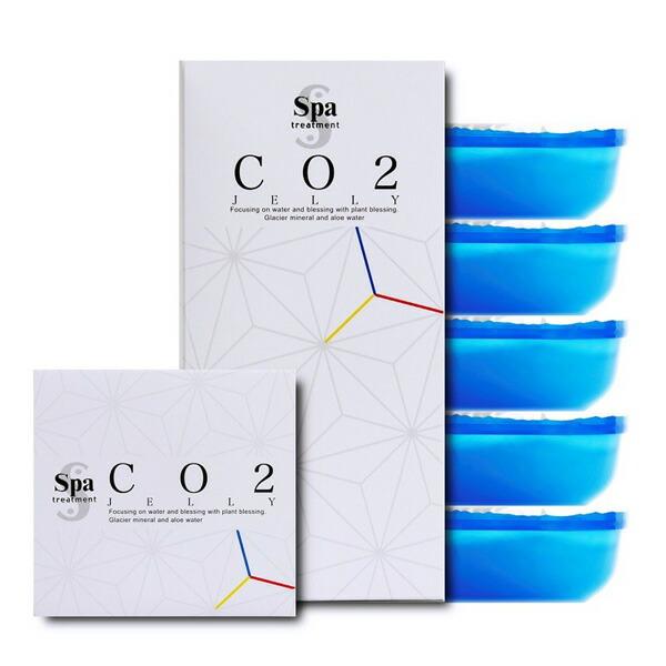 Spa treatment スパトリートメント CO2ジェリーG 1.8g×5包 B剤 30g×5個  パック  マスク  炭酸美容