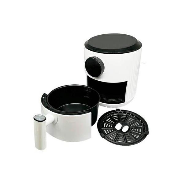 油を使わずに揚げ物が作れる調理家電。●この商品は油を使わないので、ヘルシーなのにおいしい揚げ物等が簡単に作れます！！●このエアフライヤーは食材から出た余分な油もバスケットの底に溜まりますので食生活や体型が気になる方も安心できます。●油が温ま...