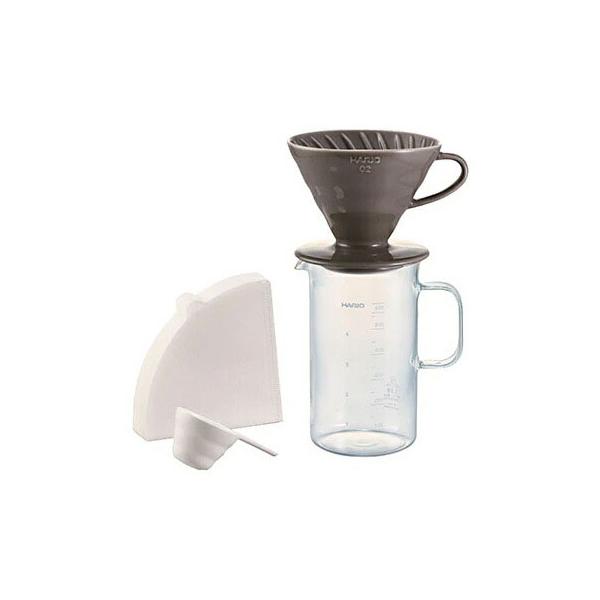 他サイト： HARIO　ハリオ　ビーカーサーバー&amp;ドリッパーセット　BVD-3012-GRの商品画像