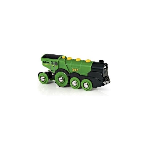 BRIO　ブリオ　レールウェイ　ビッググリーンアクション機関車　33593