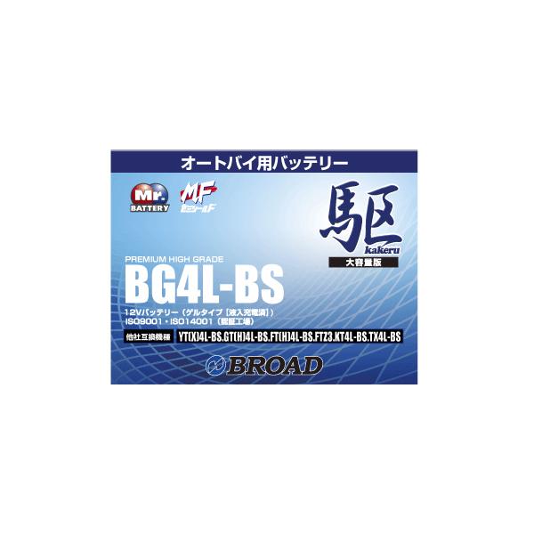 ֗pobe[ 6⏞ 1km⏞ obe[ e u[h ȕd} 12V ݊ p oCN AJ BG4L-BS