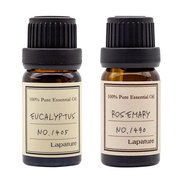 アロマオイル エッセンシャルオイル 精油 セット ユーカリ10ml＋ローズマリー10ml Lapature