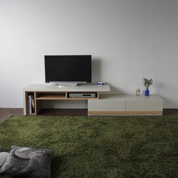 テレビ台 テレビボード スライド 伸縮 Jk 奥行35cm 幅 140 230 Cm ホワイト 白 木目 国産 日本製 ウォールナット ローボード 収納付き 完成品 Jk 01wh Room Next 通販 Yahoo ショッピング