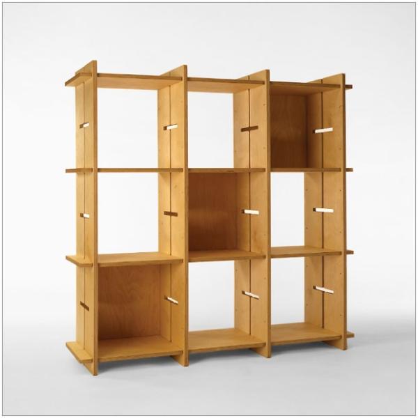 柔らかい Giunta ジュンタ 2 4 デザイナーズ ブランド シンプル北欧モダン 組立式シェルフ 本棚間仕切り棚 両面使い可能 激安セール