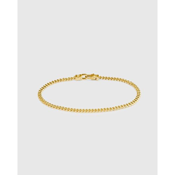 TOM WOOD（トムウッド） TOMWOOD Curb Bracelet M Gold 100258 メンズ