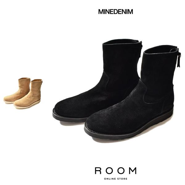 MINEDENIM 40%OFF【全2色】マインデニム Suede Leather Back Zip MINEDENIM 40%OFF【全2色】マインデニム Suede Leather Back Zip
