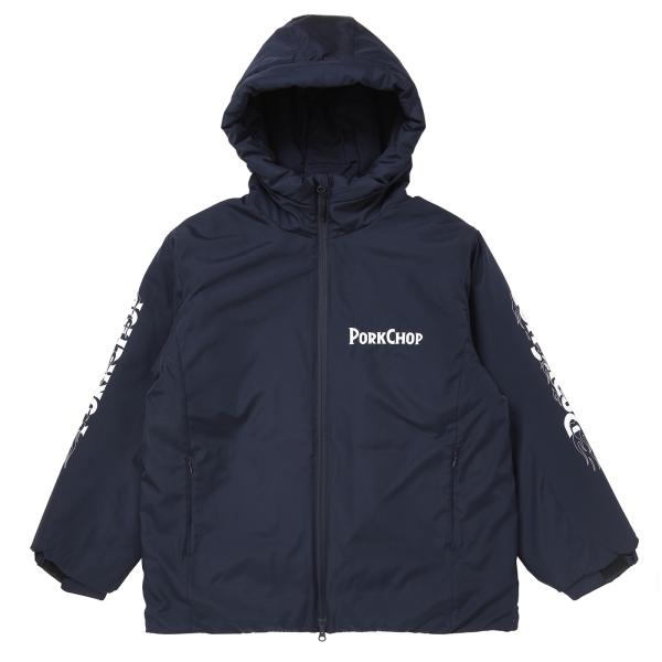 PORKCHOP GARAGE SUPPLY ダウンジャケット L ポークチョップガレージサプライ PORKCHOPGARAGESUPPLY BURNING LOGO