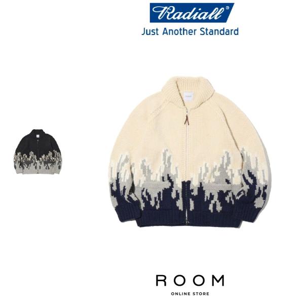 RADIALL（ラディアル） RADIALL SIERRA - ZIP UP COWICHAN SWEATER RAD
