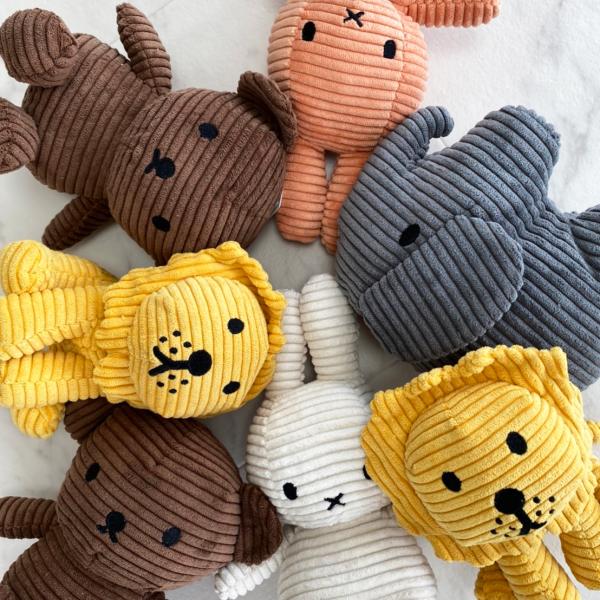bontontoys ミッフィー インテリア オランダ ぬいぐるみ コーデュロイ miffy 23cm 出産祝い