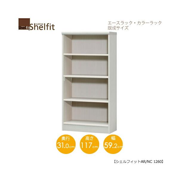 エースラック/カラーラック AR/NC 1260 高さ117・幅59.2・奥行31