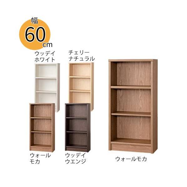 小島工芸 本棚 アコード 60M ミドルタイプ 低ホルム 国産書棚 耐震機能 頑丈組立不要 完成品 幅60 奥行30 高さ123