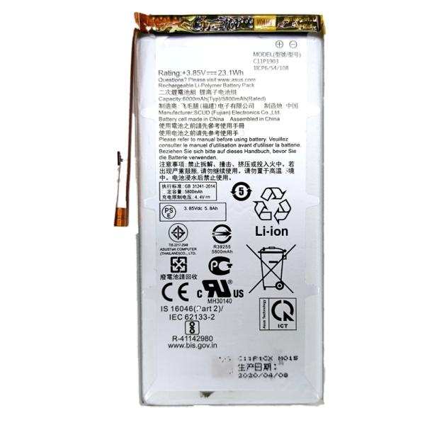 ASUS ROG Phone 3 (ZS661KS) 用 互換内蔵バッテリー C11P1903