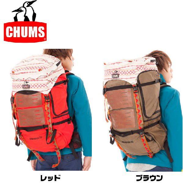 CHUMS - □□CHUMS チャムス Sinawava 65　シナワバ　リュック　カバー付き ブラウン CHUMS チャムス Sinawava 65 シナワバ リュック : ROOST - 通販