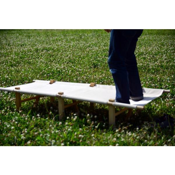 Wood Frame Canvas Cot(ウッド・フレーム・キャンバス・コット) WC01001Roost Outdoorsヤフー店