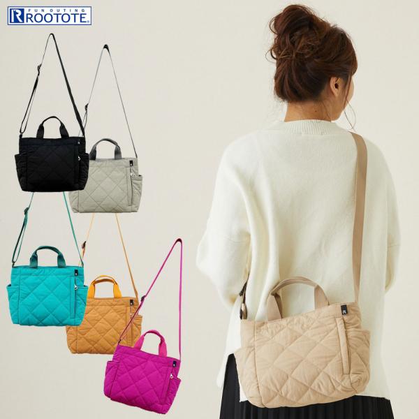 【SALE 50%OFF】1365 ルートート（ROOTOTE）/SN.スクエア2way.ダイヤキル...