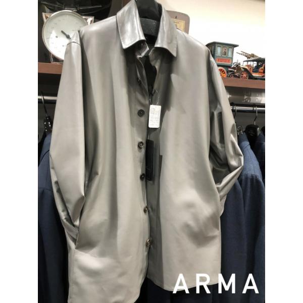 50％OFF】アルマ ARMA 超軽量レザーシャツアウター/LUSH/フェザー