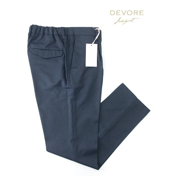 デヴォレインチピット DEVORE 1プリーツストレッチスラックス　イタリア製 デヴォーレ・インチピット DEVORE Incipit 1プリーツスラックス