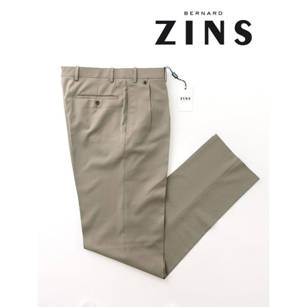 BERNARD ZINS リネンシルクトラウザーズ ベルナールザンス bac j BERNARD ZINSベルナールザンス シルク リネン混ウールスラックス