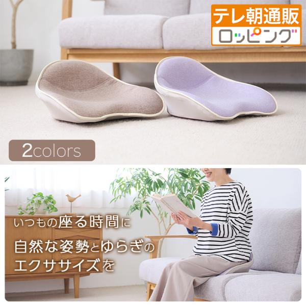 【10月26日までクーポン利用で6000円引き！】ルネサンス ゆらコアシート じゅん散歩 テレ朝通販 ロッピング テレビ朝日 骨盤 腰 姿勢