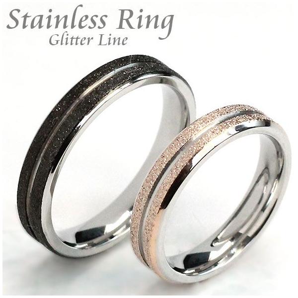 ◆オススメポイント◆人気急上昇中のステンレスリングが入荷！デザイン・素材ともに絶大な支持があり自信を持ってお勧め致します！キラキラ輝くグリッターラインのステンレスリング。サージカルステンレスは空気酸化による変色が無く、強度があり、長くお使い...