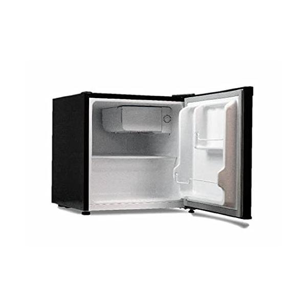 TEES ティーズ 1ドア冷蔵庫 46L 温度調整７段階 ブラック 製氷室付き 