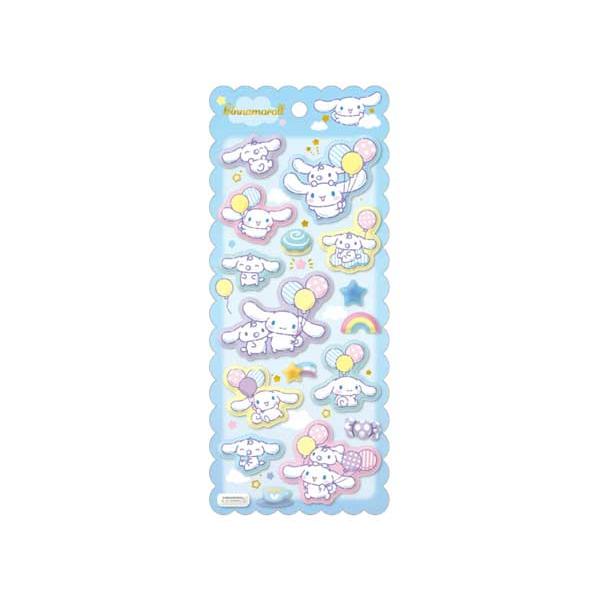 シナモロール　サンリオ　マシュマロ　もちもち　立体　シール sanrio（サンリオ） もちもちマシュマロシール シール シナモロール