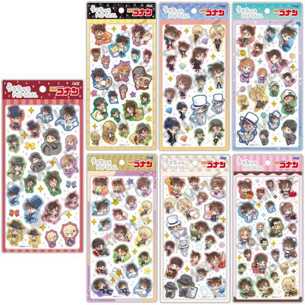 うるちゅるポップシール 名探偵コナン 立体シール ステッカー シール デコシール スマホデコ 140389 140390 140391 140392 140393 140394 140395 クラックス