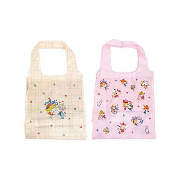水森亜土 ワイド底板付エコバッグ エコバッグ お買い物バッグ