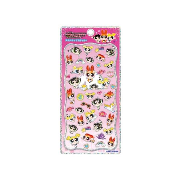 パワーパフガールズ プチドロップシール ぷっくりシール ステッカー シール デコシール パワパフ 携帯 スマホデコ 306601カミオジャパン
