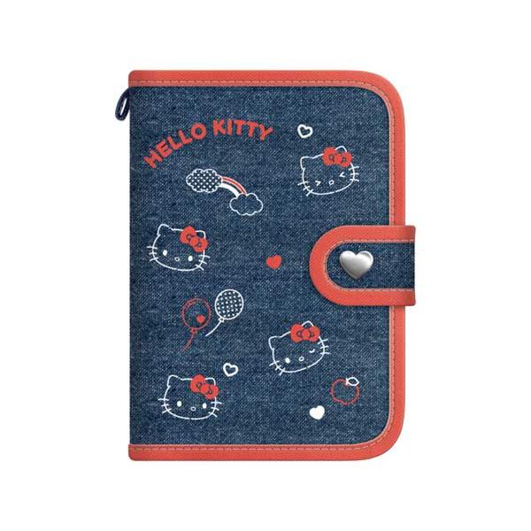 ハローキティ デニム 手帳 sanrio（サンリオ） ハローキティ デニムシールバインダー シール帳