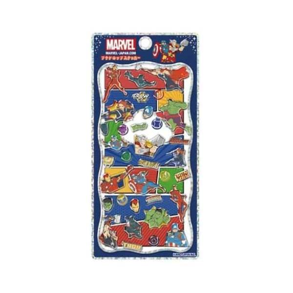 アベンジャーズ プチドロップステッカー 立体シール ディズニー MARVEL カミオジャパン 307337