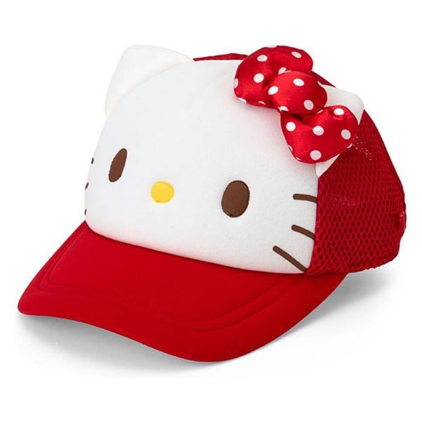 sanrio（サンリオ） キッズ 日除け付きメッシュキャップ ハローキティ