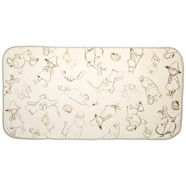 新品未使用⭐︎unico限定　ムーミン　ブランケット ライフスタイルショップ・unicoから、オリジナルのインテリアアイテム