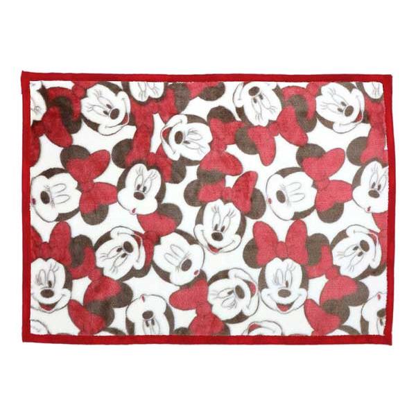 ブランケット ミニー ひざ掛け 毛布 ブランケット ミニーマウス ディズニー フェイシーズミニー 約h70 W100cm キャラクター雑貨 Rose Cat 通販 Yahoo ショッピング
