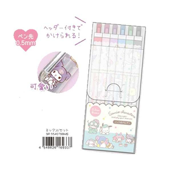 ゲルペン サンリオ ペン ノック式ゲルペン サンリオキャラクターズ 6色セット ボールペン キャラクター サンリオ Sanrio 女の子 新学期 新入学 ms Rose Cat 通販 Yahoo ショッピング
