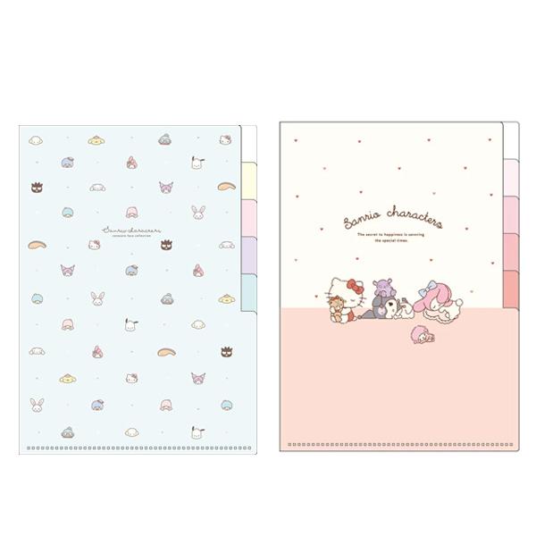 sanrio（サンリオ） 5インデックスクリアファイル 5ポケットファイル