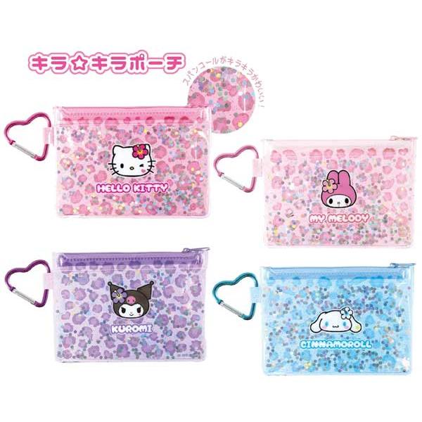 sanrio（サンリオ） キラキラポーチ ポーチ シナモロール ハローキティ