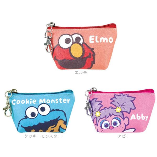 セサミストリート 三角ミニポーチ ポーチ ミニポーチ Sesame Street エルモ クッキーモンスター アビー クレしん 小物入れ 5544454EL 5544455CM 5544456AB