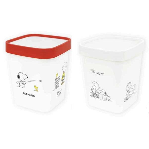 SNOOPY（スヌーピー） ストッパー付きダストボックス ゴミ箱