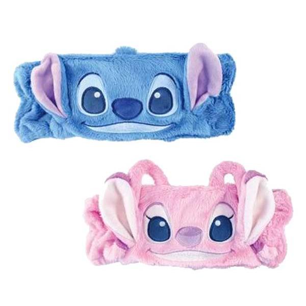 ディズニー フェイスヘアバンド ヘアバンド ヘアゴム ターバン スティッチ エンジェル 髪留め Disney メイク 化粧 洗顔 5548157ST 5548158AN