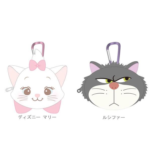 ディズニー マリー ルシファー ポーチ カラビナ付き ぬいぐるみ