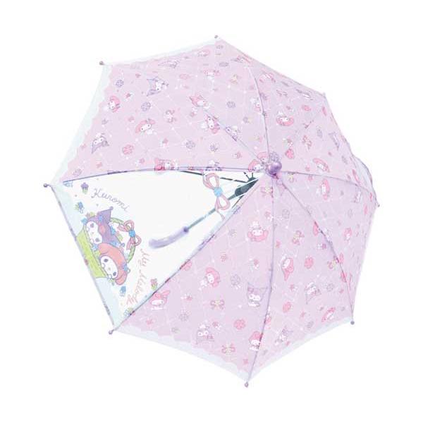 マイメロディ 傘 キッズ 45cm サンリオ クロミ ジャンプ傘 ワンタッチ