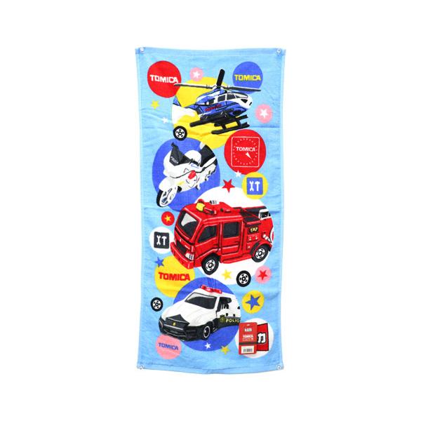 トミカ バスタオル スタープレイヤー約60x120cm スポーツタオル 働く車