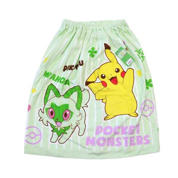 Pokemon（ポケモン） ラップタオル 巻きタオル キャラクター ニャオハ