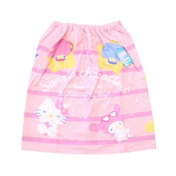 sanrio（サンリオ） ラップタオル 巻きタオル キャラクター プカプカ