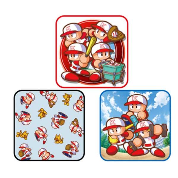 パワフルプロ野球 ミニタオル 3Pセット 3枚組 3枚セット PW43657